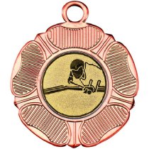 Pool Tudor Rose Medal | Bronze | 50mm