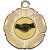 Handshake Tudor Rose Medal | Gold | 50mm - M519G.HANDSHAKE