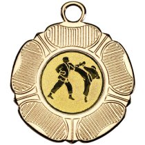 Karate Tudor Rose Medal | Gold | 50mm