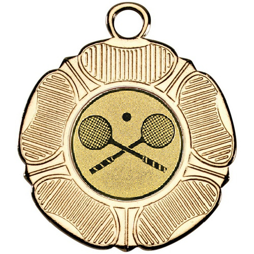Squash Tudor Rose Medal | Gold | 50mm