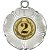 2nd Place Tudor Rose Medal | Silver | 50mm - M519S.2ND