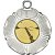 Clay Pigeon Tudor Rose Medal | Silver | 50mm - M519S.CLAYSHOOT