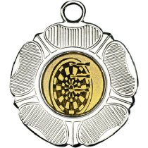Darts Tudor Rose Medal | Silver | 50mm