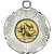 Gymnastics Tudor Rose Medal | Silver | 50mm - M519S.GYMNASTICS