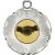 Handshake Tudor Rose Medal | Silver | 50mm - M519S.HANDSHAKE