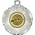 Shooting Tudor Rose Medal | Silver | 50mm - M519S.RIFLE