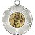 Running Tudor Rose Medal | Silver | 50mm - M519S.RUNNING