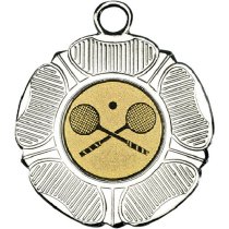 Squash Tudor Rose Medal | Silver | 50mm