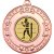 Boxing Tri Star Medal | Bronze | 50mm - M69BZ.BOXING