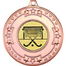 Hockey Tri Star Medal | Bronze | 50mm