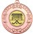 Hockey Tri Star Medal | Bronze | 50mm - M69BZ.HOCKEY
