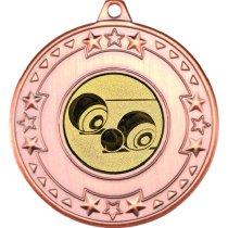 Lawn Bowls Tri Star Medal | Bronze | 50mm