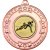 Rugby Tri Star Medal | Bronze | 50mm - M69BZ.RUGBY