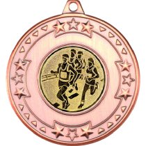Running Tri Star Medal | Bronze | 50mm