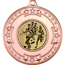 Running Tri Star Medal | Bronze | 50mm
