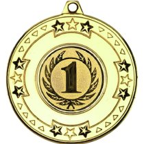 1st Place Tri Star Medal | Gold | 50mm