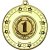 1st Place Tri Star Medal | Gold | 50mm - M69G.1ST