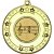 Music Tri Star Medal | Gold | 50mm - M69G.MUSIC