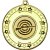 Shooting Tri Star Medal | Gold | 50mm - M69G.RIFLE