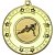 Rugby Tri Star Medal | Gold | 50mm - M69G.RUGBY