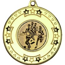 Running Tri Star Medal | Gold | 50mm