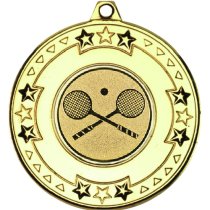 Squash Tri Star Medal | Gold | 50mm