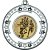 Running Tri Star Medal | Silver | 50mm - M69S.RUNNING