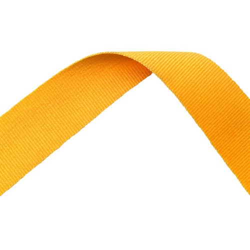 Yellow Medal Ribbon with metal clip | 22mm x 800mm