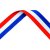 Red White and Blue Medal Ribbon with metal clip | 22mm x 800mm  - MR1RWB