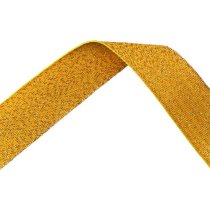 Glitter Gold Medal Ribbon with metal clip | 22mm x 800mm