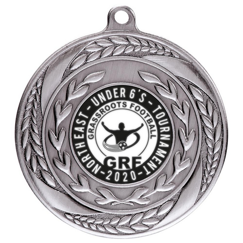 Typhoon Multisport Medal | Silver | 55mm