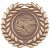Classic Wreath Medal | Antique Gold | 50mm - MM23153AG