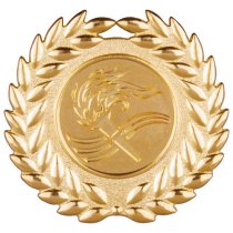 Classic Wreath Medal | Gold | 50mm