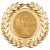 Classic Wreath Medal | Gold | 50mm - MM23153G