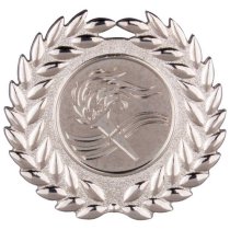 Classic Wreath Medal | Silver | 50mm
