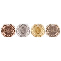 Classic Wreath Medal | Antique Gold | 60mm