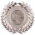 Classic Wreath Medal | Silver | 60mm - MM23154S