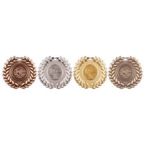 Classic Wreath Medal | Silver | 60mm