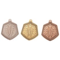 Falcon Darts Medal | Silver | 65mm
