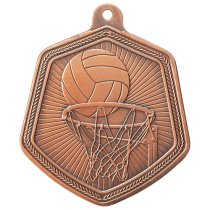 Falcon Netball Medal | Bronze | 65mm