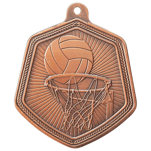 Falcon Netball Medal | Bronze | 65mm