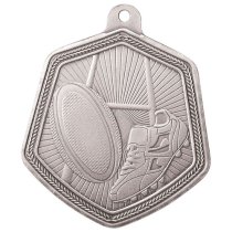 Falcon Rugby Medal | Silver | 65mm