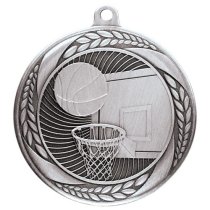 Typhoon Basketball Medal | Silver | 55mm
