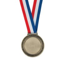Olympia Medal Ribbon Stitched | Red/White/Blue | 400 x 25mm