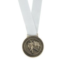 Olympia Medal Ribbon Stitched | White | 400 x 25mm