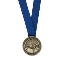Olympia Medal Ribbon Stitched | Blue | 400 x 25mm