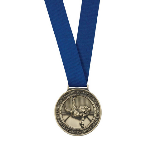 Olympia Medal Ribbon Stitched | Blue | 400 x 25mm