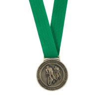 Olympia Medal Ribbon Stitched | Green | 400 x 25mm