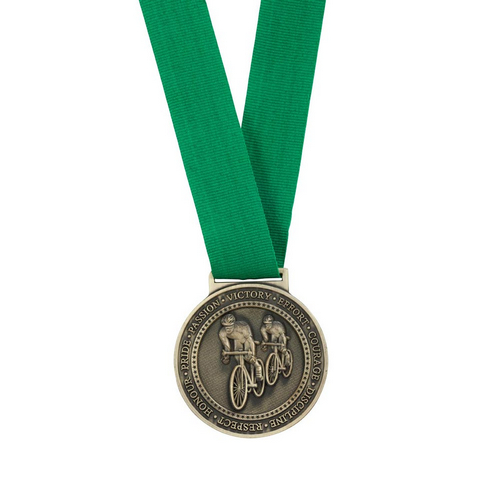 Olympia Medal Ribbon Stitched | Green | 400 x 25mm