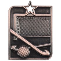 Centurion Star Hockey Medal | Bronze | 53 x 40mm